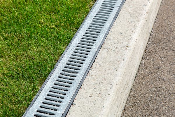 Courtyard Drain Installation in Edmond